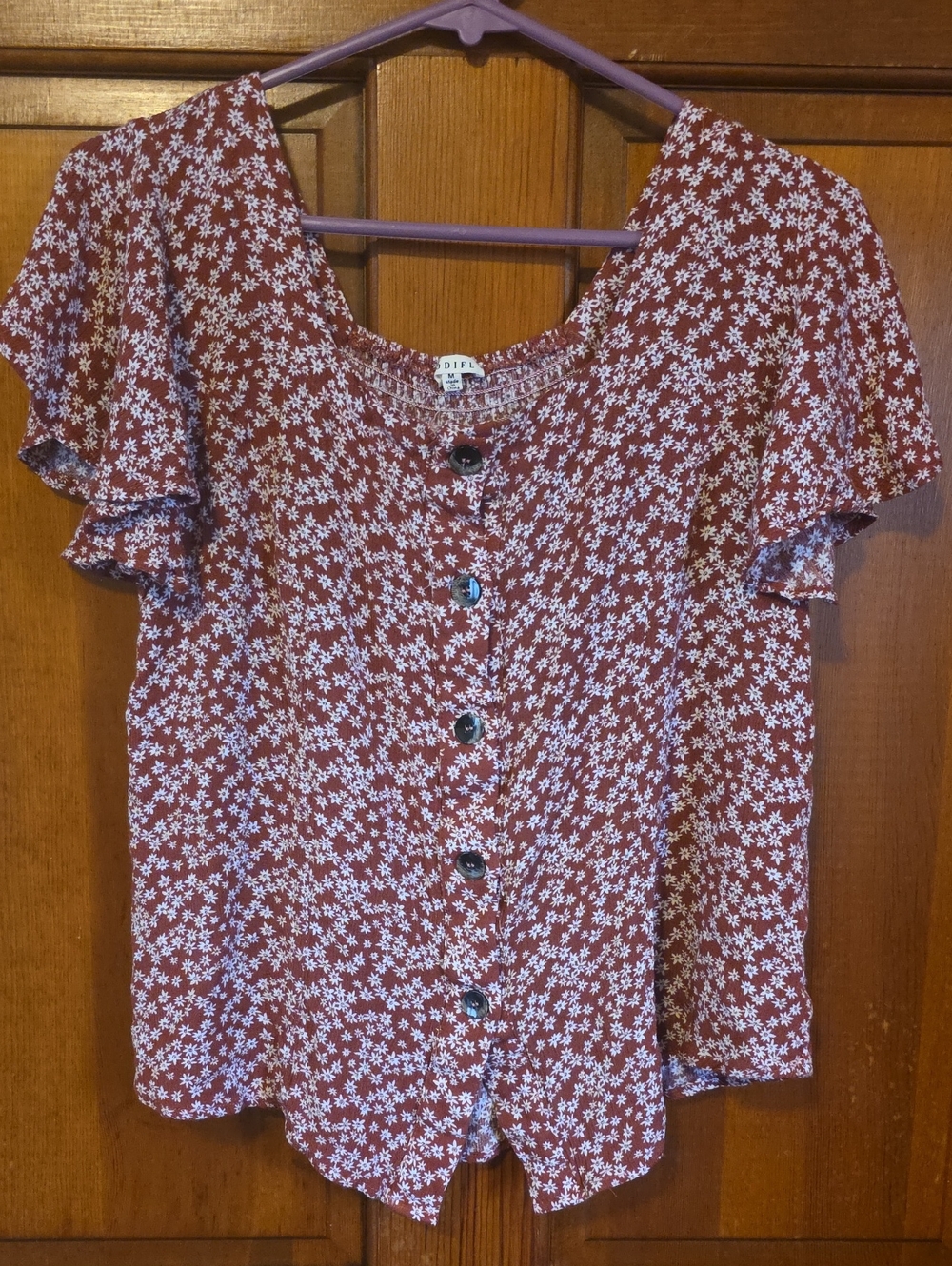 Jodifl Flutter Sleeve Blouse